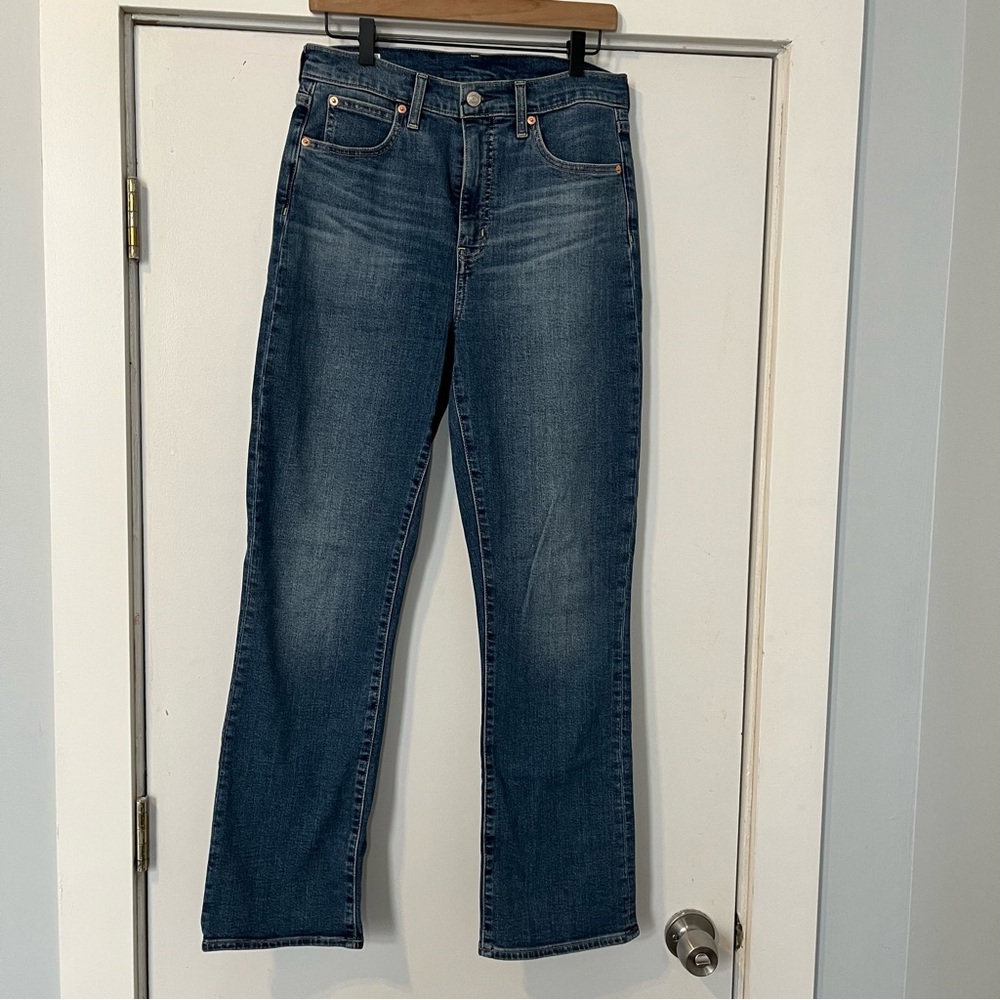 GAP High Rise Kick Fit Denim Jeans Blue women’s size 29 8 tall